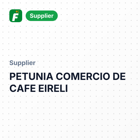 PETUNIA COMERCIO DE CAFE EIRELI – summary card, no photo uploaded yet