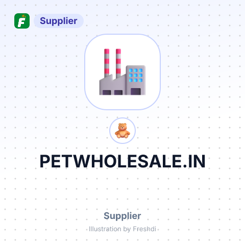 PETWHOLESALE.IN – summary card, no photo uploaded yet