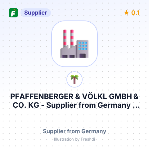 PFAFFENBERGER & VÖLKL GMBH & CO. KG – summary card, no photo uploaded yet