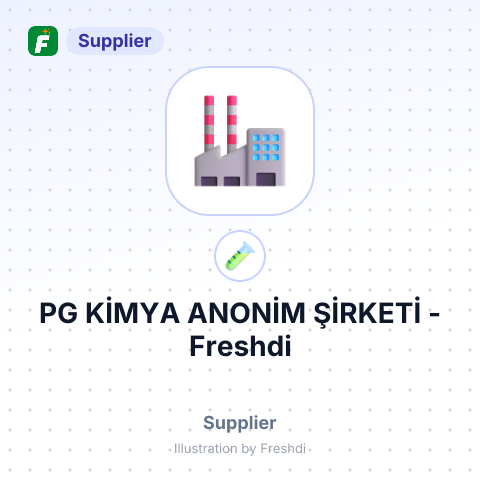 PG KİMYA ANONİM ŞİRKETİ – summary card, no photo uploaded yet