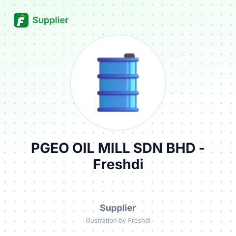 PGEO OIL MILL SDN BHD – summary card, no photo uploaded yet