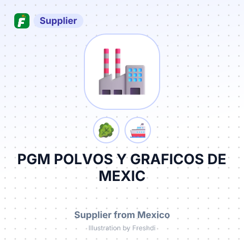 PGM POLVOS Y GRAFICOS DE MEXIC – summary card, no photo uploaded yet