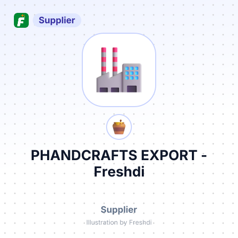 PHANDCRAFTS EXPORT – summary card, no photo uploaded yet