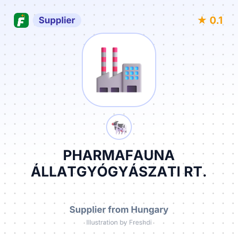 PHARMAFAUNA ÁLLATGYÓGYÁSZATI RT. – summary card, no photo uploaded yet