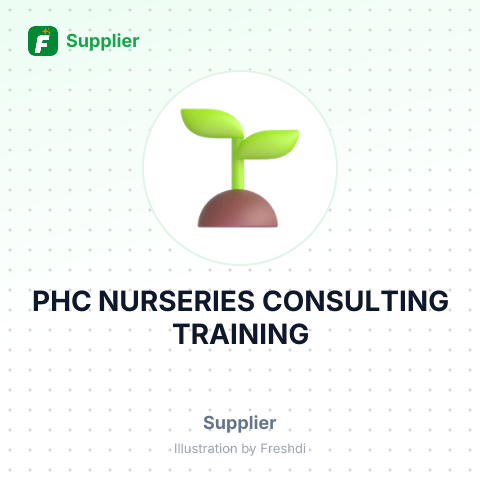 PHC NURSERIES CONSULTING TRAINING – summary card, no photo uploaded yet