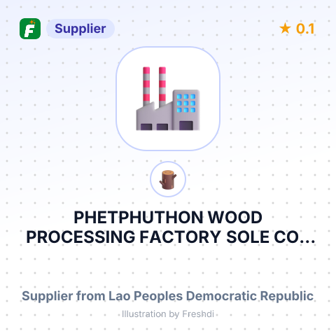 PHETPHUTHON WOOD PROCESSING FACTORY SOLE CO., LTD – summary card, no photo uploaded yet
