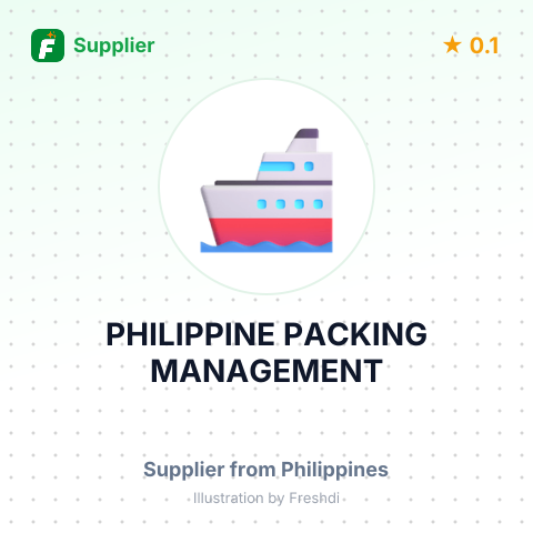 PHILIPPINE PACKING MANAGEMENT – summary card, no photo uploaded yet