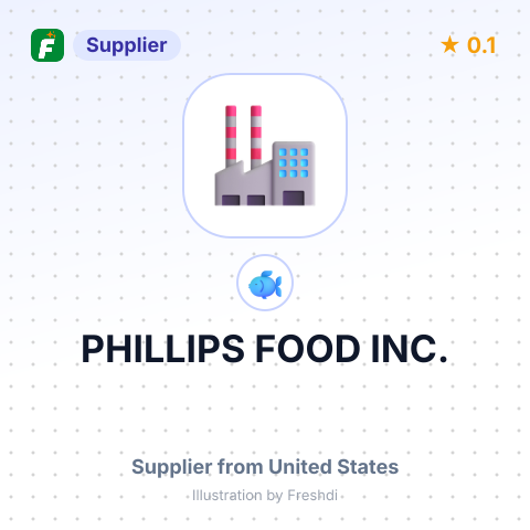 PHILLIPS FOOD INC. – summary card, no photo uploaded yet