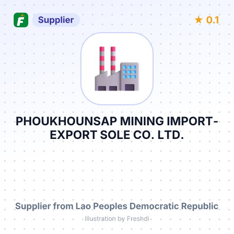 PHOUKHOUNSAP MINING IMPORT-EXPORT SOLE CO., LTD. – summary card, no photo uploaded yet