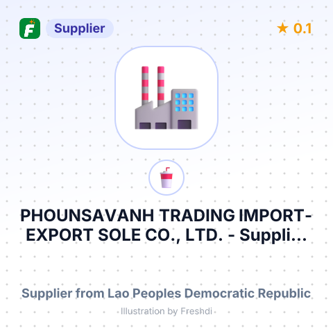 PHOUNSAVANH TRADING IMPORT-EXPORT SOLE CO., LTD. – summary card, no photo uploaded yet