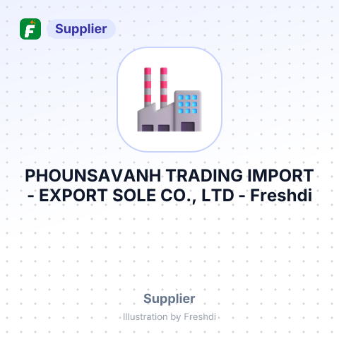 PHOUNSAVANH TRADING IMPORT - EXPORT SOLE CO., LTD – summary card, no photo uploaded yet