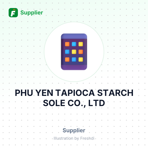 PHU YEN TAPIOCA STARCH SOLE CO., LTD – summary card, no photo uploaded yet