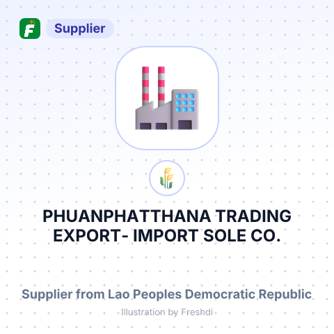 PHUANPHATTHANA TRADING EXPORT- IMPORT SOLE CO. LTD. – summary card, no photo uploaded yet