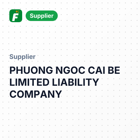PHUONG NGOC CAI BE LIMITED LIABILITY COMPANY – summary card, no photo uploaded yet