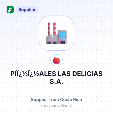 PIÏ¿½Ï¿½ALES LAS DELICIAS S.A. – summary card, no photo uploaded yet