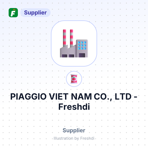 PIAGGIO VIET NAM CO., LTD – summary card, no photo uploaded yet