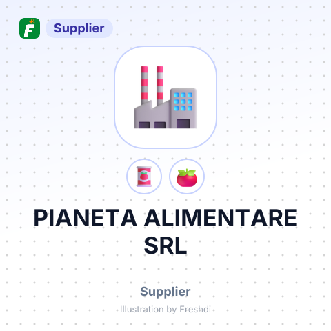 PIANETA ALIMENTARE SRL – summary card, no photo uploaded yet