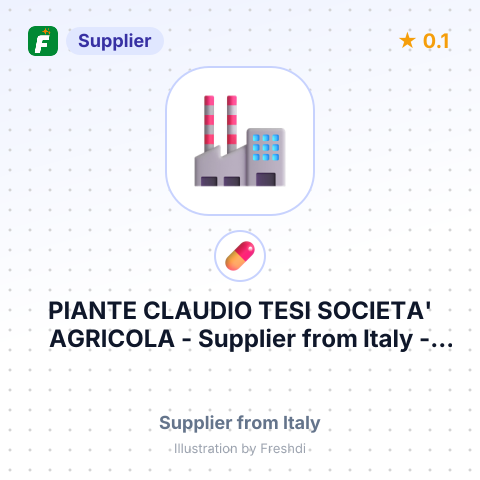 PIANTE CLAUDIO TESI SOCIETA' AGRICOLA – summary card, no photo uploaded yet