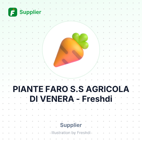PIANTE FARO S.S AGRICOLA DI VENERA – summary card, no photo uploaded yet