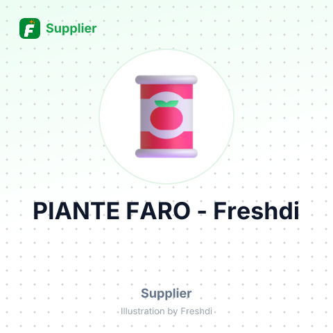 PIANTE FARO – summary card, no photo uploaded yet