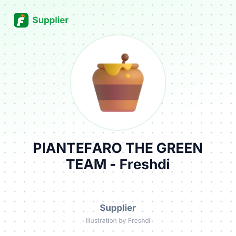 PIANTEFARO THE GREEN TEAM – summary card, no photo uploaded yet