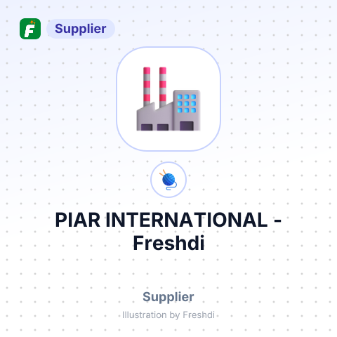 PIAR INTERNATIONAL – summary card, no photo uploaded yet