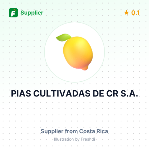 PIAS CULTIVADAS DE CR S.A. – summary card, no photo uploaded yet