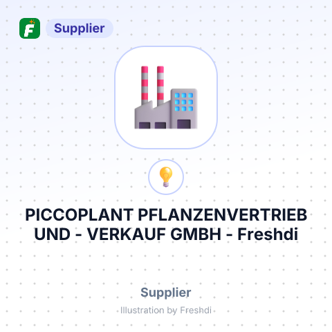 PICCOPLANT PFLANZENVERTRIEB UND - VERKAUF GMBH – summary card, no photo uploaded yet