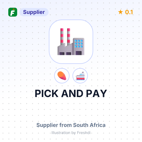 PICK AND PAY – summary card, no photo uploaded yet