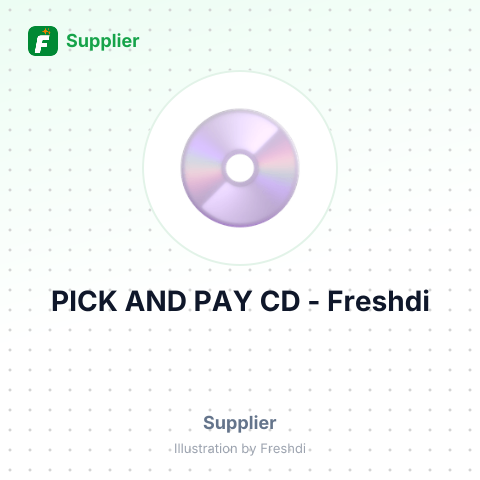 PICK AND PAY CD – summary card, no photo uploaded yet