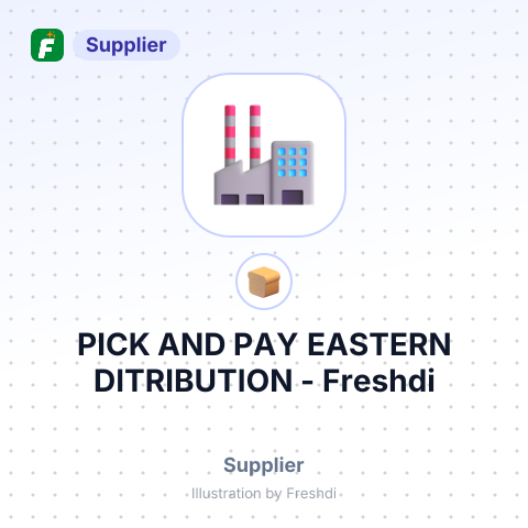 PICK AND PAY EASTERN DITRIBUTION – summary card, no photo uploaded yet