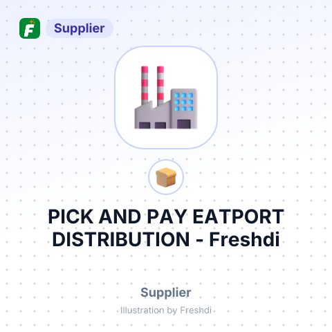 PICK AND PAY EATPORT DISTRIBUTION – summary card, no photo uploaded yet