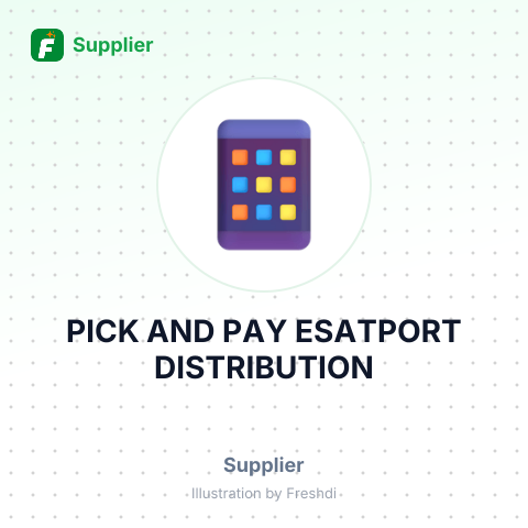 PICK AND PAY ESATPORT DISTRIBUTION – summary card, no photo uploaded yet
