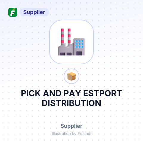PICK AND PAY ESTPORT DISTRIBUTION – summary card, no photo uploaded yet