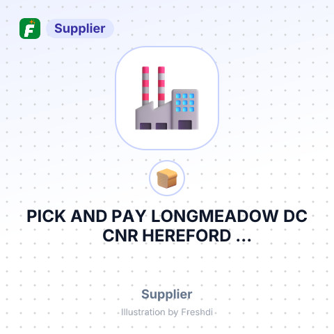 PICK AND PAY LONGMEADOW DC CNR HEREFORD ANDLONGMEADOW – summary card, no photo uploaded yet