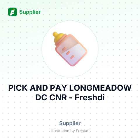 PICK AND PAY LONGMEADOW DC CNR – summary card, no photo uploaded yet