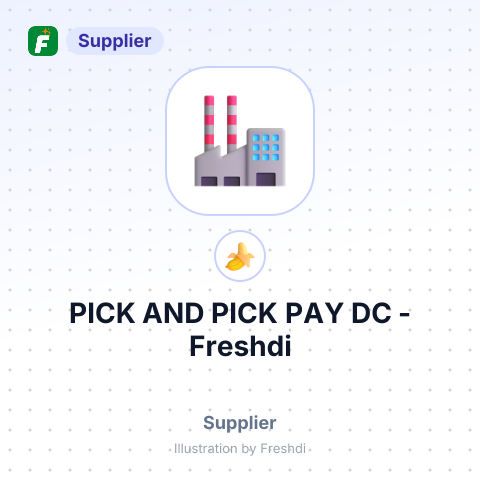 PICK AND PICK PAY DC – summary card, no photo uploaded yet