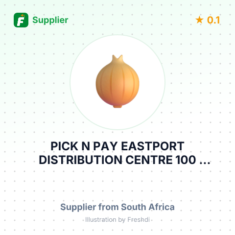 PICK N PAY EASTPORT DISTRIBUTION CENTRE 100 Arniston Street – summary card, no photo uploaded yet