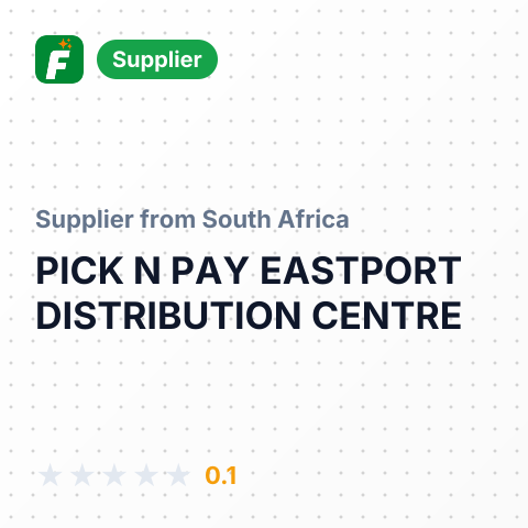 PICK N PAY EASTPORT DISTRIBUTION CENTRE – summary card, no photo uploaded yet