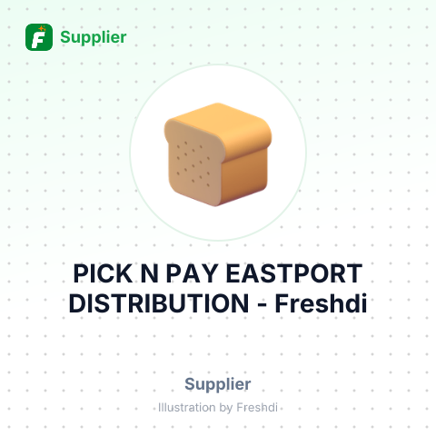 PICK N PAY EASTPORT DISTRIBUTION – summary card, no photo uploaded yet