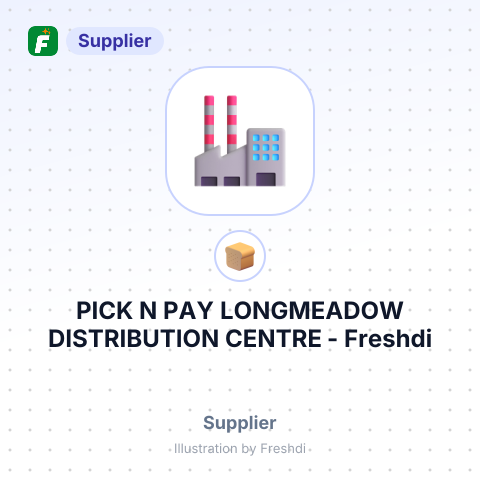 PICK N PAY LONGMEADOW DISTRIBUTION CENTRE – summary card, no photo uploaded yet