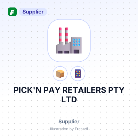 PICK'N PAY RETAILERS PTY LTD – summary card, no photo uploaded yet