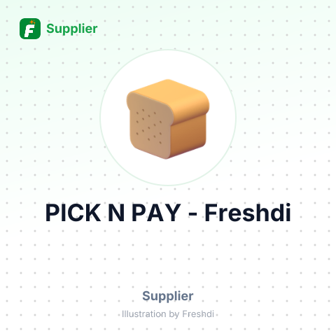 PICK N PAY – summary card, no photo uploaded yet