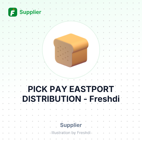 PICK PAY EASTPORT DISTRIBUTION – summary card, no photo uploaded yet
