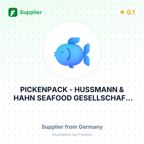 PICKENPACK - HUSSMANN & HAHN SEAFOOD GESELLSCHAFT MBH – summary card, no photo uploaded yet