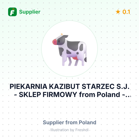 PIEKARNIA KAZIBUT STARZEC S.J. - SKLEP FIRMOWY – summary card, no photo uploaded yet