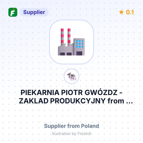 PIEKARNIA PIOTR GWÓZDZ - ZAKLAD PRODUKCYJNY – summary card, no photo uploaded yet