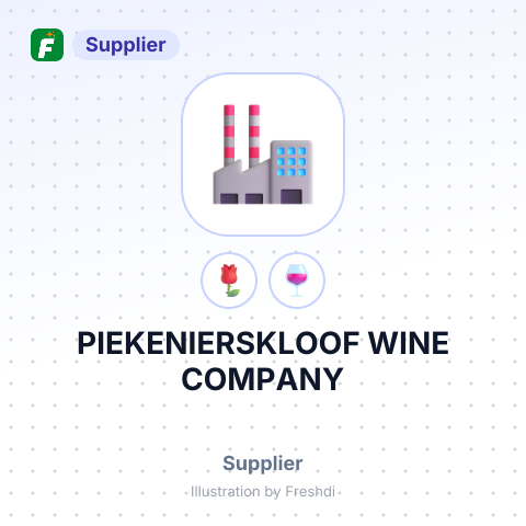 PIEKENIERSKLOOF WINE COMPANY – summary card, no photo uploaded yet