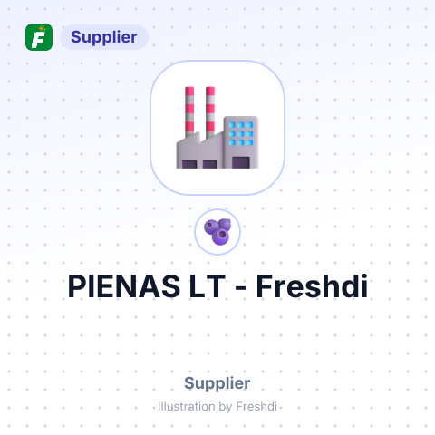 PIENAS LT – summary card, no photo uploaded yet