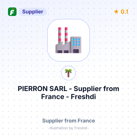 PIERRON SARL – summary card, no photo uploaded yet